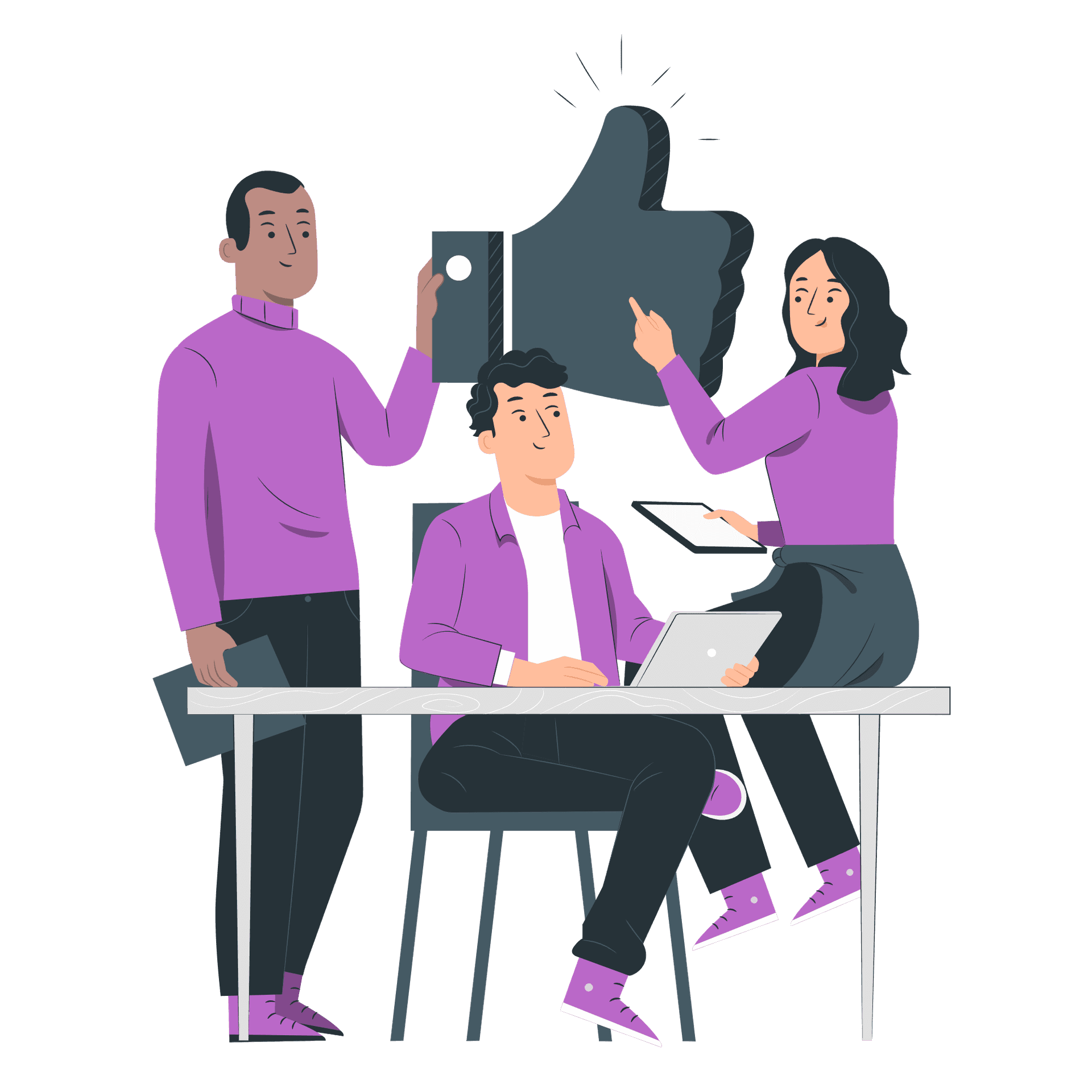 contact illustration