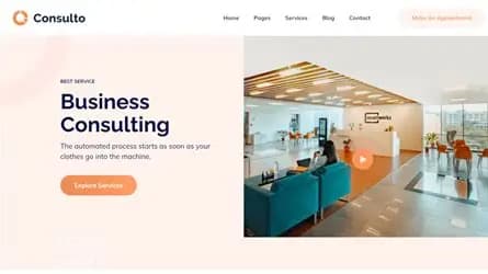 Business Website for Consulting Agency